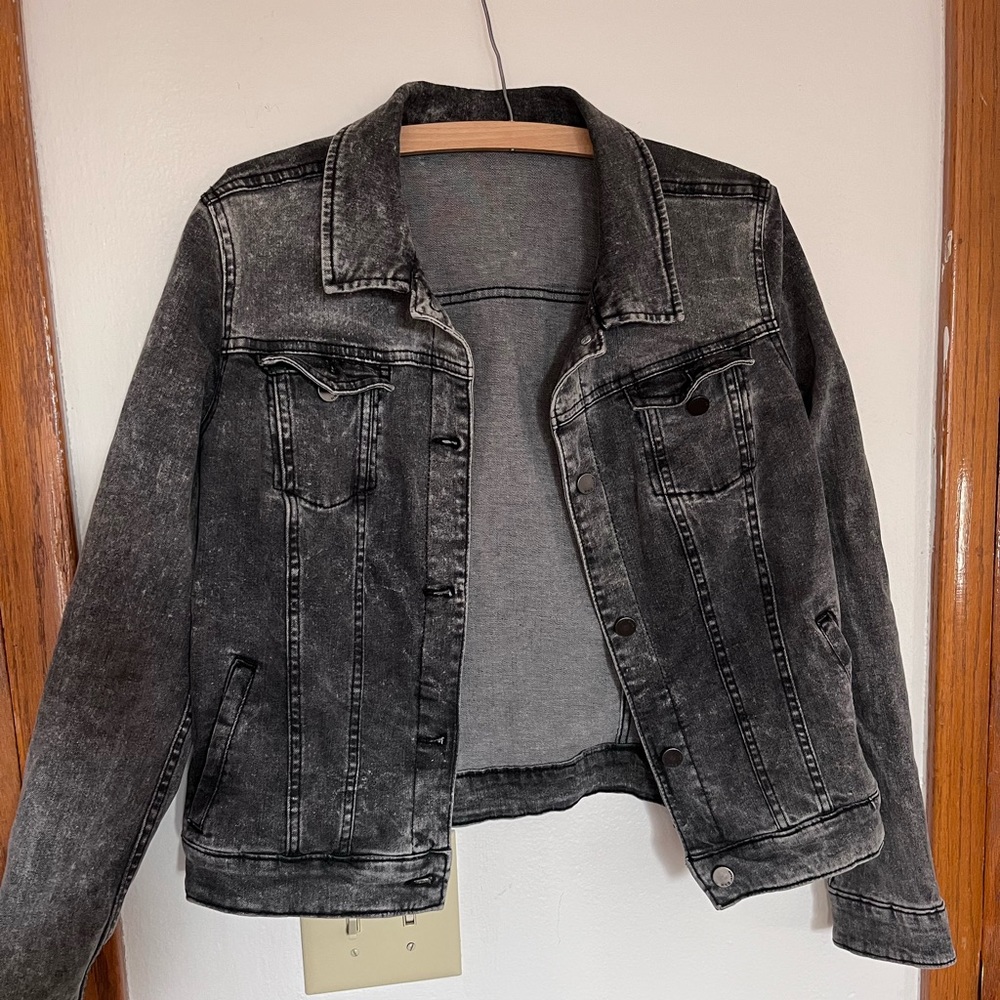 Edgy modern jean jacket